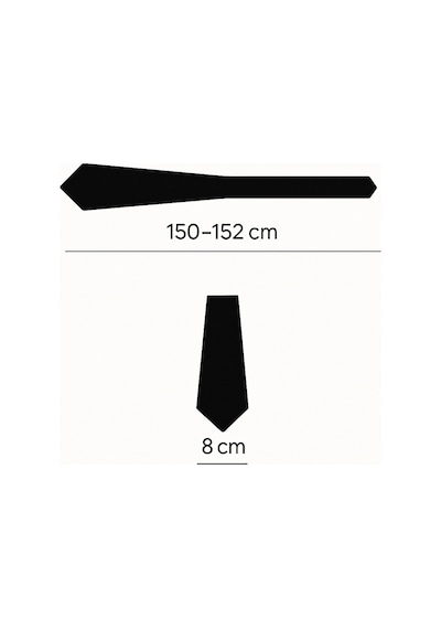 Brianze 8 Cm Mavi Lacivert Çizgili Arma Desenli Kravat 16071919