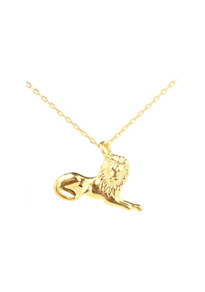 925 Ayar Gümüş Aslan Kral Charm Kolye 170624157