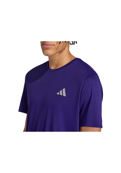 Adidas Run Ess Tee M Erkek Koşu Tişörtü Kg3186 Mor