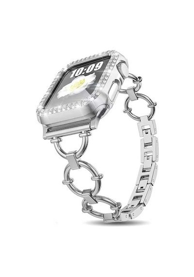 Apple Uyumlu  Watch 40 MM Krd-56 Halka Tasarım Metal Kordon