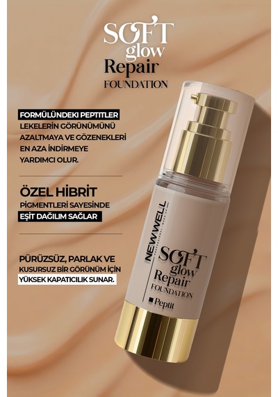 Mocha Soft Glow Repair Foundation Yumuşak Işıltılı Onarıcı Fondöten 30 Ml Biege