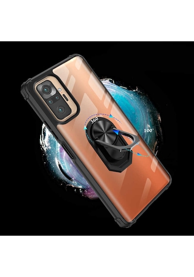 Xiaomi Redmi Note 10 Pro Tam Korumali Yüzüklü Renkli Kenarli Many 523165087