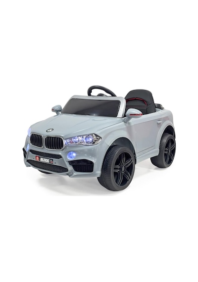 Blade Gt 12v Uzaktan Kumandalı Bluetooth Ve Usb Destekli Led Farlı Emniyet Kemerli Çocuk Akülü Araba Gri