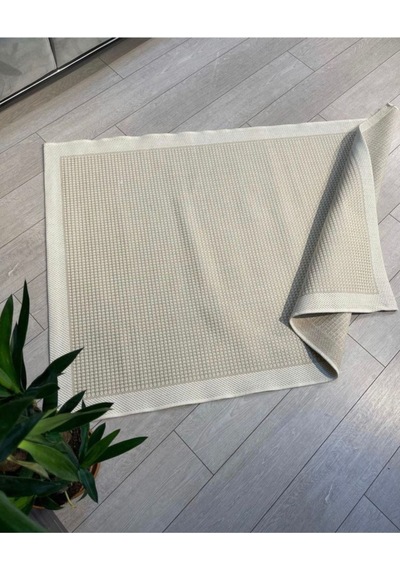 Saraz Halı Sisal Bordürlü Jut Hasır Halı 9427
