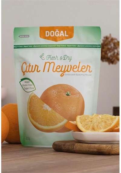 Dondurularak Kurutulmuş Portakal 20 Gram