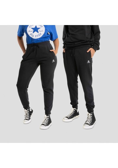 Converse Go-to Embroidered Star Chevron Unisex Siyah Eşofman Altı