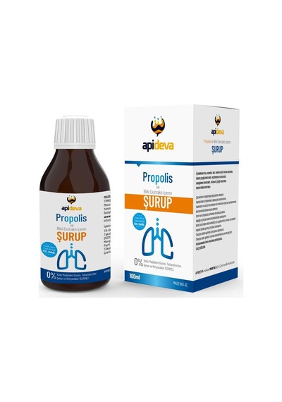 Apideva Propolis Ve Bitki Ekstratı İçeren Şurup 100 Ml