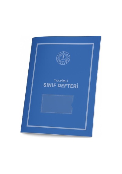Gülpaş Takvimli Sınıf Defteri Mavi Plastik Kapak İlkokul 390