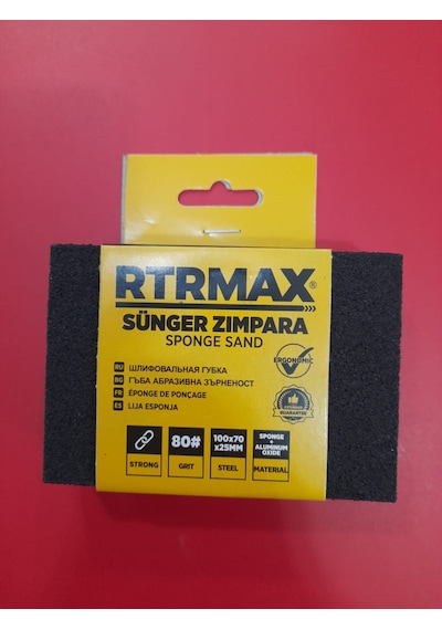 Sünger Zımpara 80 Kum Kalın Doku
