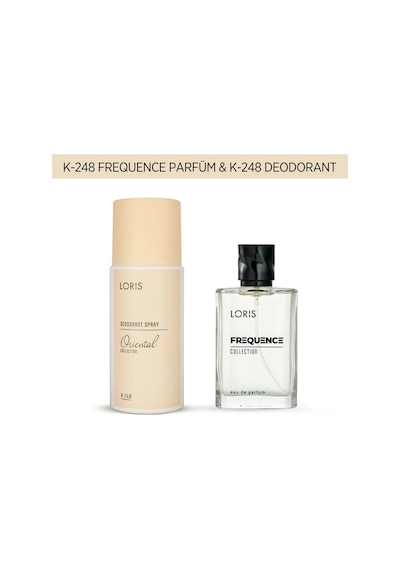 Loris K-248 Frequence Kadın Parfüm 50 ML + K-248 Kadın Deodorant 150 ML