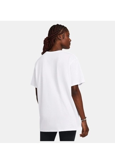 Under Armour Campus Oversize Kadın T-shirt 1387193-100 Beyaz