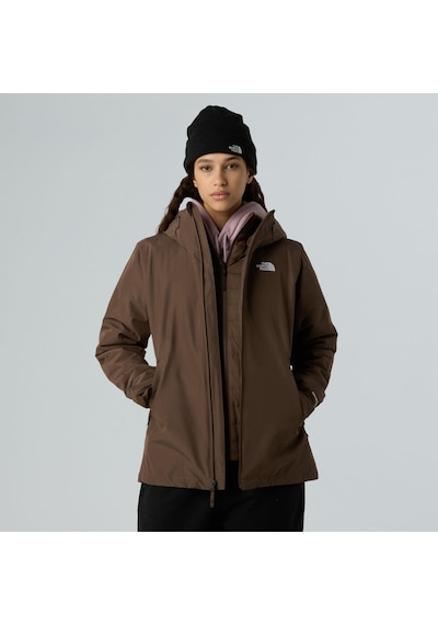 The North Face W Carto Mono Trıclımate Hooded Jacket Kadın Ceket Nf0a8d3d1oı1 Kahverengi