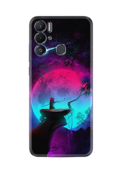 Tecno Pova Neo Kılıf Resimli Desenli Silikon Platinium Series Lost Warrior 1840 Uyumlu