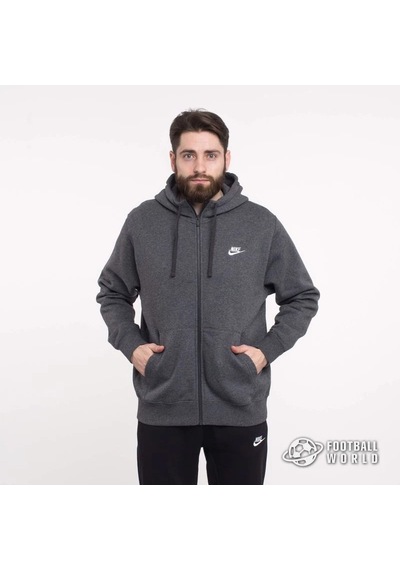 Nike Sportswear Club Hoodie Fz Bb Erkek Lacivert Sweatshirt