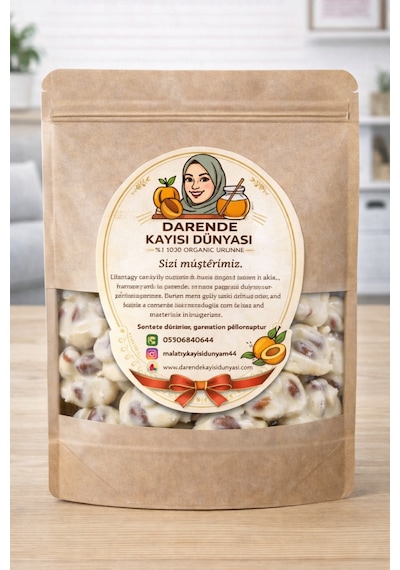 Fildişi Çikolatalı Kayısı Çekirdeği Krokan Cimix 1 Kg
