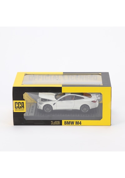 1:24 Ölçek Bmw M4 Sesli Işıklı Kapısı Kaputu Açılan Stantlı Model Araç