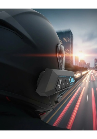 Su Geçirmez Motosiklet Kask Kulaklık 1000mah Batarya