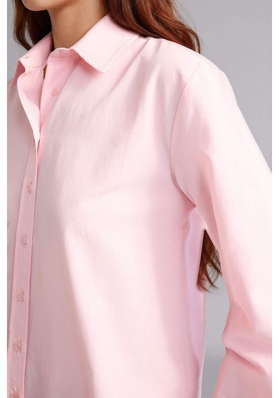 Defacto Relax Fıt Gömlek Yaka Poplin Uzun Kollu Tunik D7341ax26sppn186 Pembe-pn186 Defacto Relax Fıt Gömlek Yaka Poplin Uzun Kollu Tunik D7341ax26sppn186 Pembe-pn186