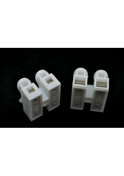 Elektrik Buat Klemensi Yaylı İkili 2mm² Kabloya Kadar