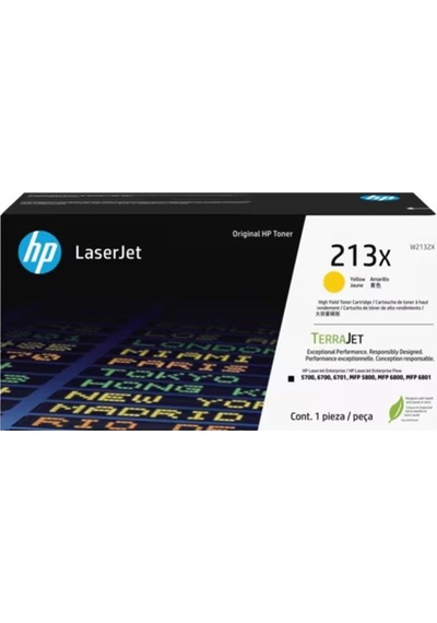 Hp 213x Yellow Sarı 6.000 Sayfa Toner W2132x