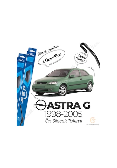 Opel Astra G Muz Silecek Takımı (1997-2005) RBW