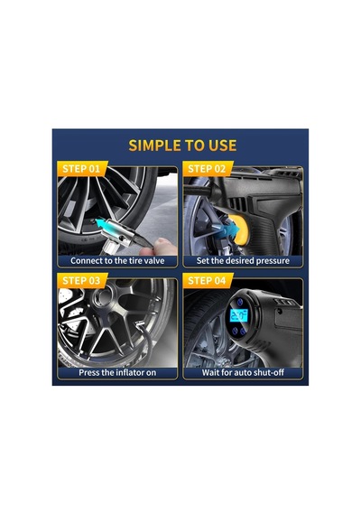 Şarjlı Lastik Şişirme Hava G -force Dijital