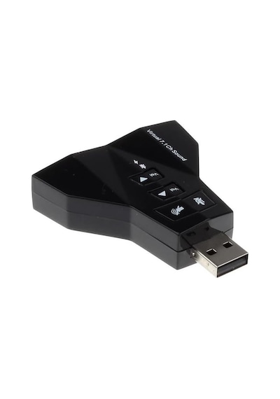 7 Kanal Mikrofon Destekli Çift Girişli Çevirici Harici Usb Ses Kartı