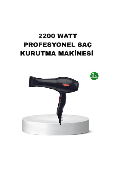 Profesyonel Saç Kurutma Makinesi Ac Motor, Soğuk Üfleme, 2 Hız Kademesi