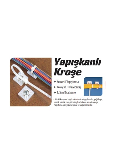 Kroşe Yapışkanlı 28x28Mm 100 Adet
