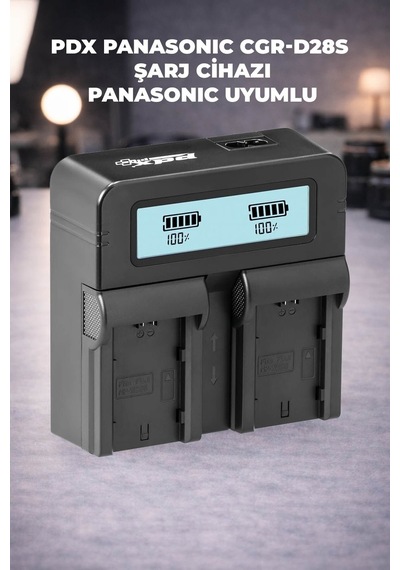 Cgr-d28s Panasonic Uyumlu İkili Şarj Aleti