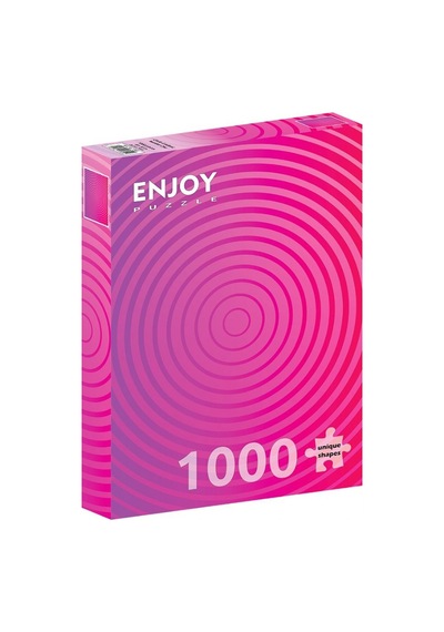 Enjoy Puzzle 1000 Parçalık Mor/Pembe Daire Gradyan Puzzle
