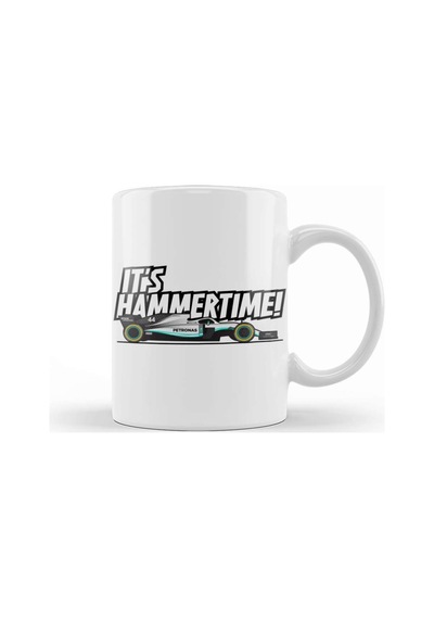 Lewis Hamilton It's Hammer Time Kupa Bardak Porselen Karışık