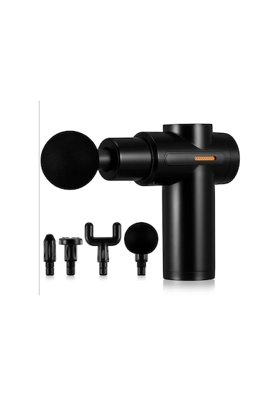 4 Masaj Başlıklı Masaj Tabancası 6 Seviyeli 3800rpm Titreşimli Type-c Şarjlı Taşınabilir Profesyonel