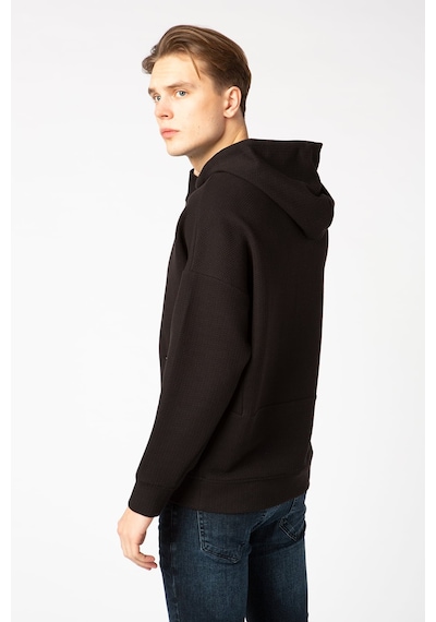 Vigoss Erkek Kapşonlu Sweatshırt 62170-00377 SIYAH