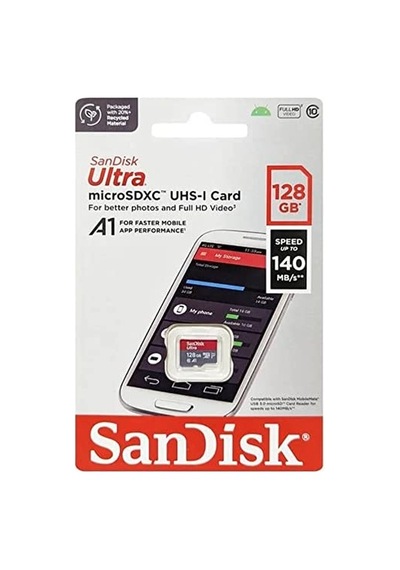 Sandisk Ultra 128gb 140mb/s Microsdxc Uhs-ı Hafıza Kartı Sdsquab-128g-gn6mn