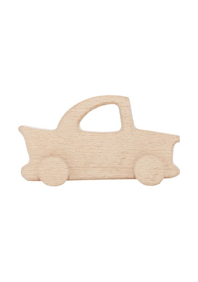 Cwwtoys Klasik Araba Boyasız Ahşap Oyuncak, Masif Kayın, 18 Ay+