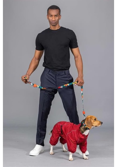 Lindo Dogs Quattro Nova Köpek Yağmurluğu Kırmızı Beden 5
