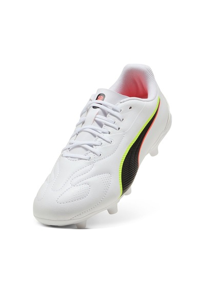 Puma Kıng 20 Play Fg/ag Jr Çocuk Futbol Ayakkabısı 108735-01 Beyaz