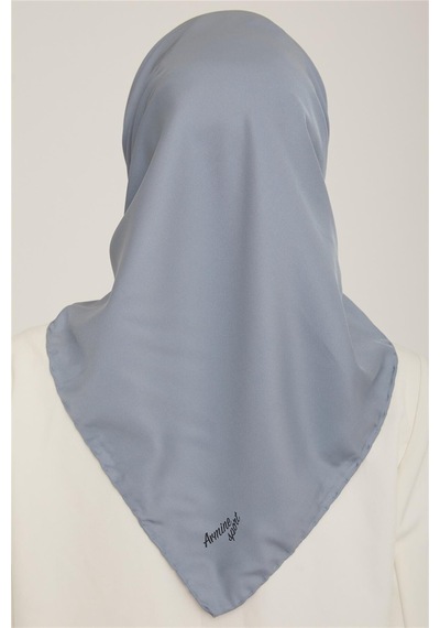 Armine Düz Twill Eşarp - Metalik Mavi 784 - İndigo 784