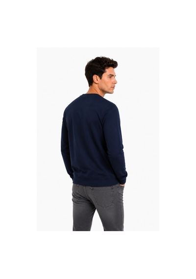 Baglan Erkek Sıfıryaka Mevsimlik Sweatshırt Bgl-st05446 Lacivert