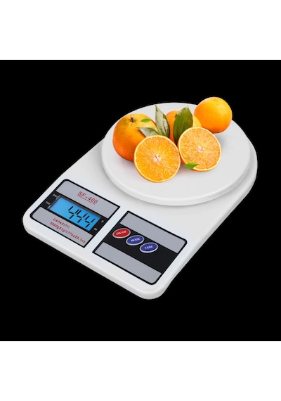 Lcd Ekranlı Dijital Hassas Mutfak Terazisi 10 Kg Kapasiteli, 1 G Hassasiyetli Elektronik Tartı