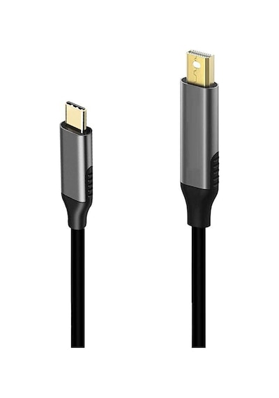 K-02e Type-c To Mini Display Port 4k Hd 60hz Görüntü Aktarım Kablosu Standart