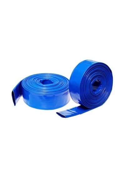 Bestpump 5" Pvc Örgülü Layflat Yassı Bez Salma Sulama Hortumu-100mt