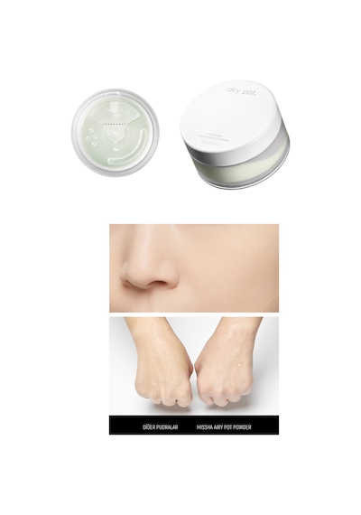 Missha Airy Pot Powder Ultra Hafif Kızarıklık Karşıtı Pudra 10 G - Mint