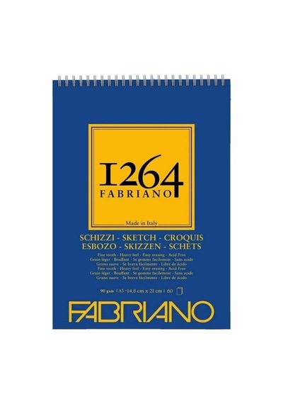 Fabriano F-1264 Eskiz Defteri 90 Gr A5 Ebad 60 Yaprak