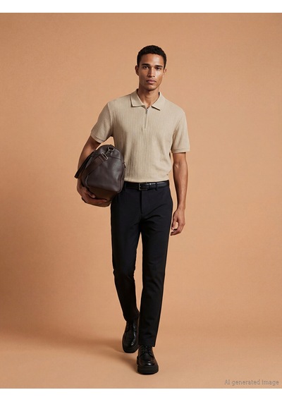 Lcw Vision Siyah Slim Fit Gabardin Erkek Pantolon