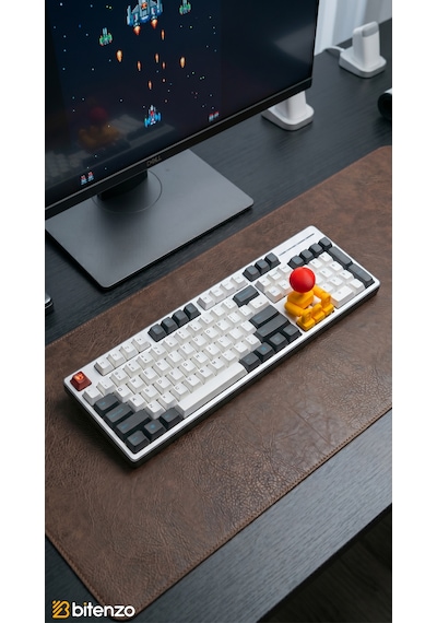 Mekanik Klavye Joystick Aparatı - Yön Tuşları İçin Arcade Deneyimi Sunan Oyun Adaptörü
