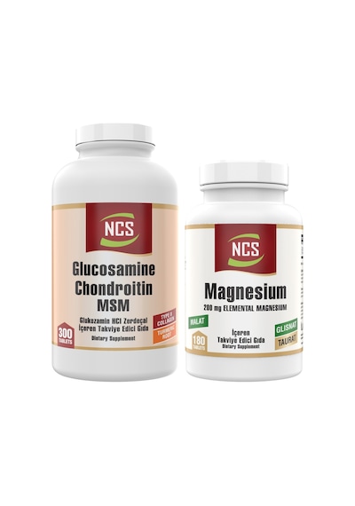 Ncs Glucosamine Chondroitin Msm 300 Tablet + Ncs Magnesium 180 Tablet