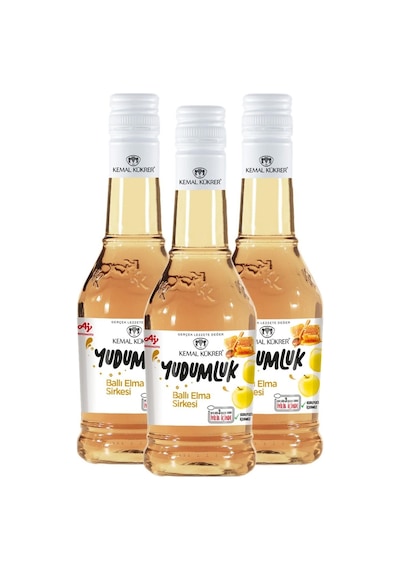 Kemal Kükrer Yudumluk Ballı Elma Sirkesi 3 x 500 ML