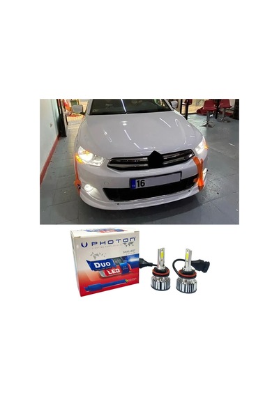 Citroen C Elysee Led Xenon Kısa Far Ampulü H7 Duo Yeni Seri Beyaz 2012-2023